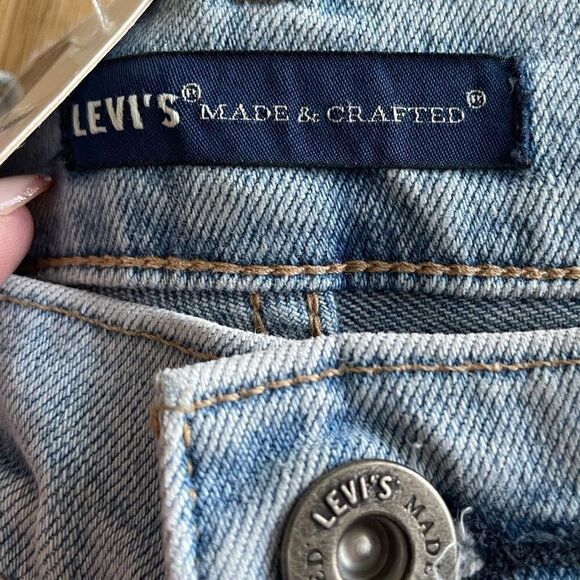 Levi’s Made & Crafted Silver High Skinny 2 Tone Jeans - Picture 5 of 7